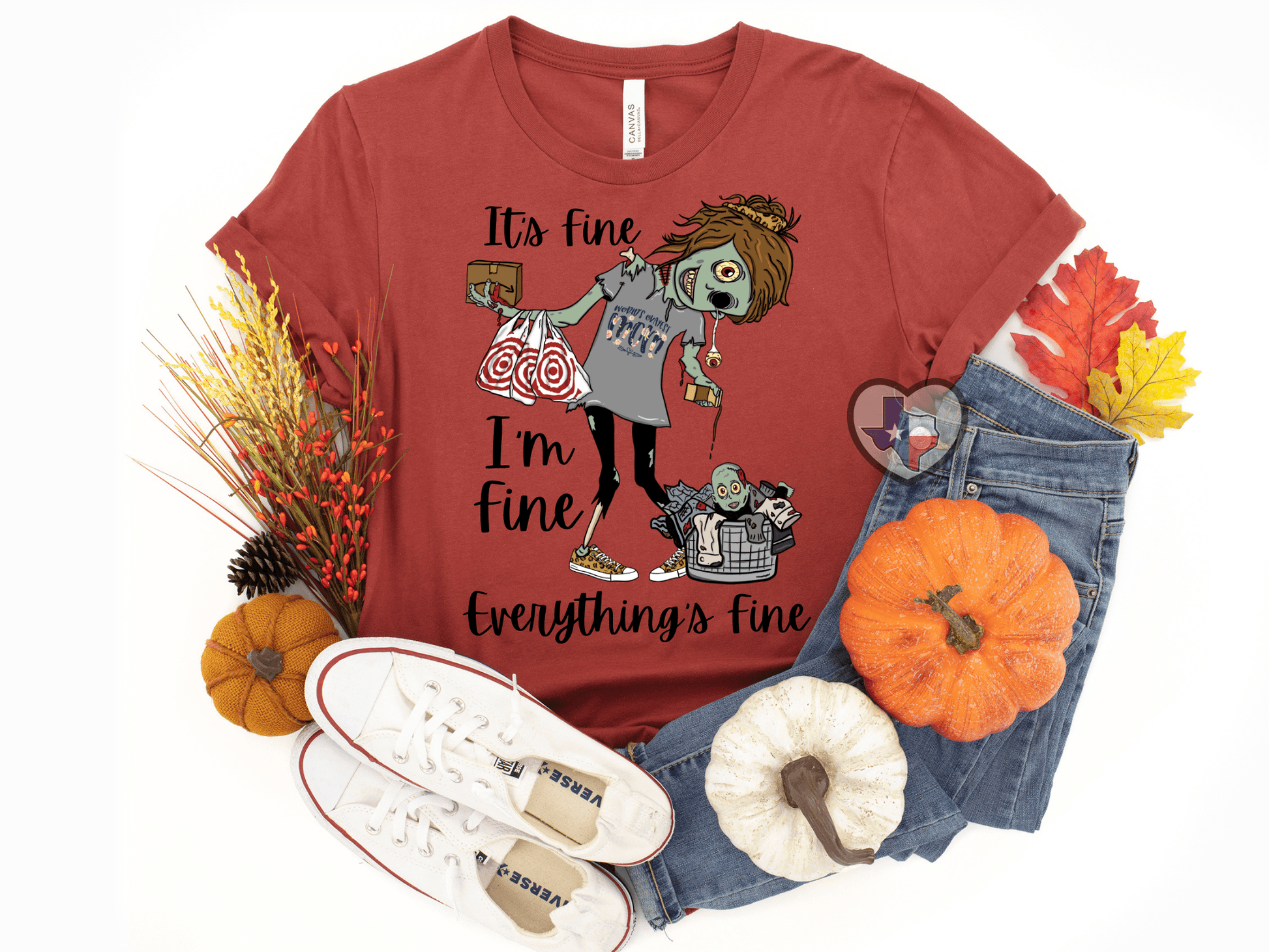 It's Fine Mombie HIGH HEAT - Texas Transfers and Designs