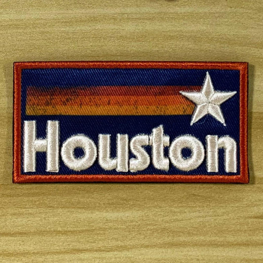 Houston Retro PATCH *EXCLUSIVE* - Texas Transfers and Designs