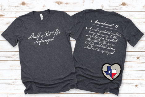 Shall Not Be Infringed SET (Front & Back) *EXCLUSIVE* - Texas Transfers and Designs