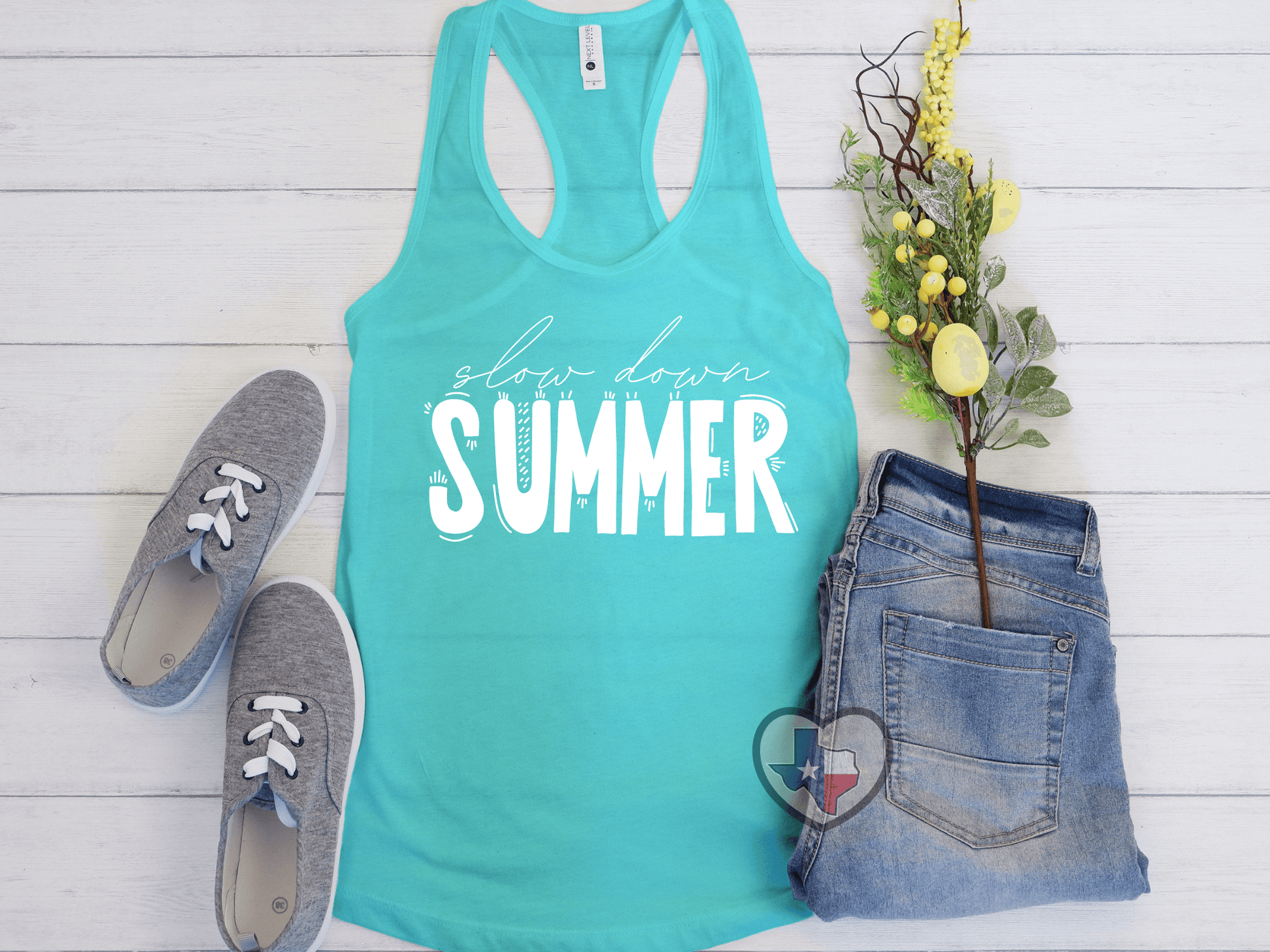 PRE-ORDER Arriving 7/15 Slow Down Summer *EXCLUSIVE* - Texas Transfers and Designs