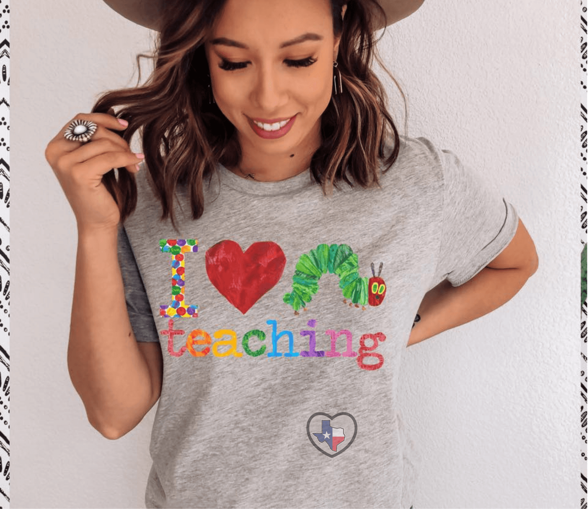 I Love Teaching HIGH HEAT - Texas Transfers and Designs