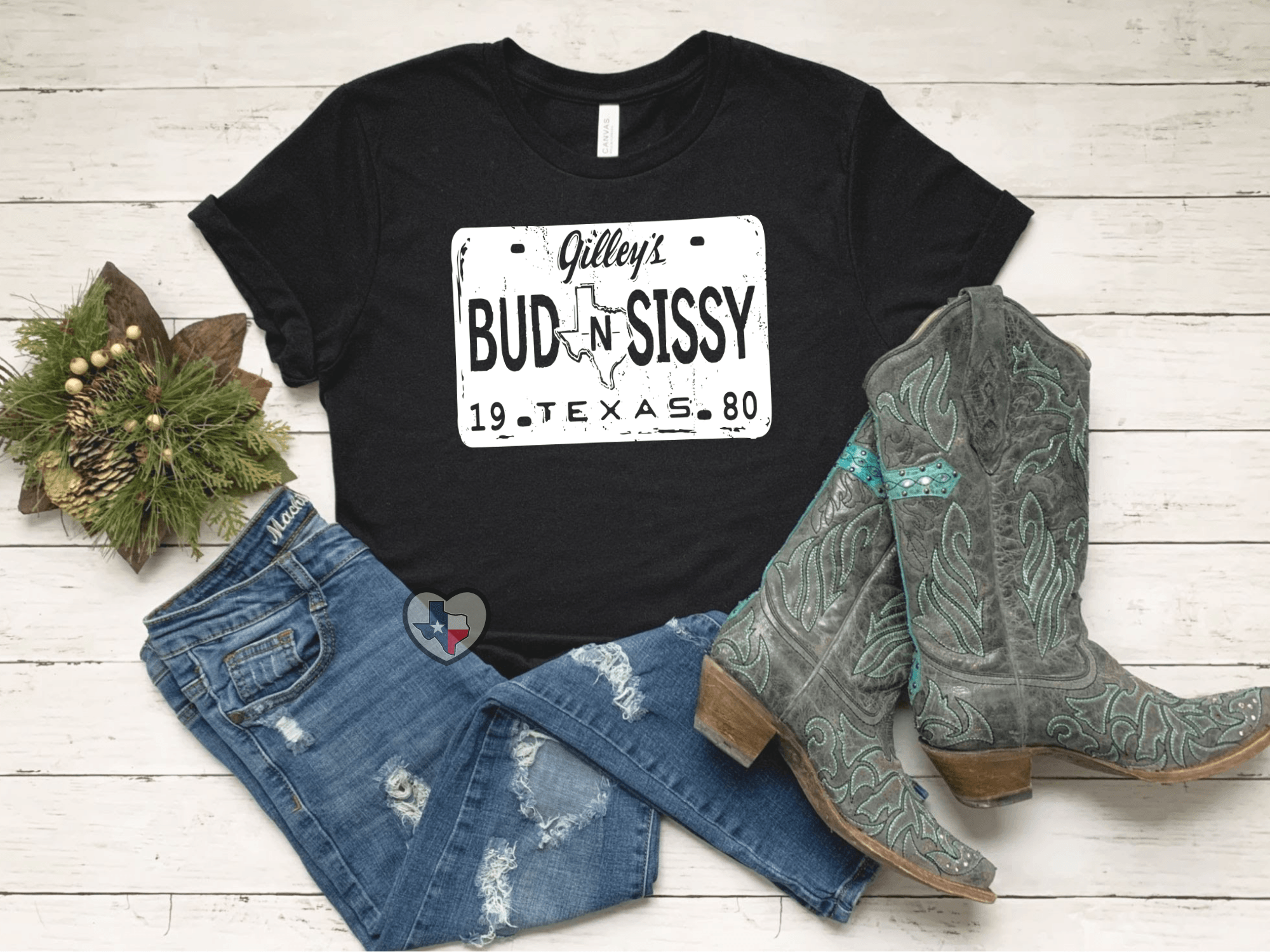 Bud & Sissy – Texas Transfers and Designs