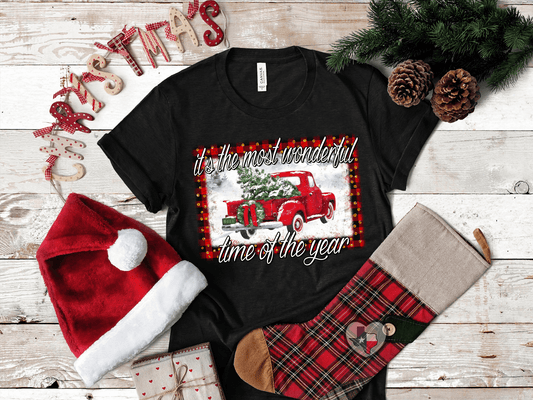 Most Wonderful Time of the Year Truck HIGH HEAT - Texas Transfers and Designs