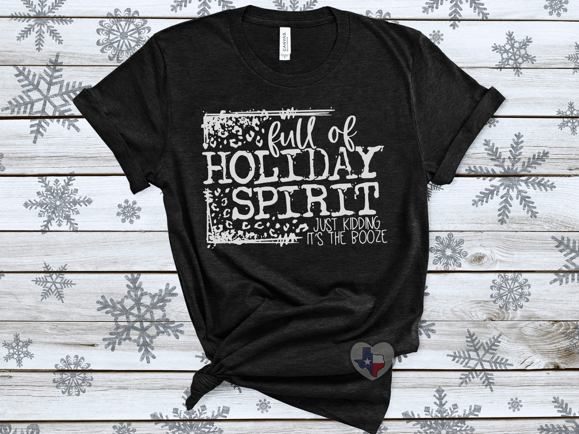 Holiday Spirit (GREY) - Texas Transfers and Designs