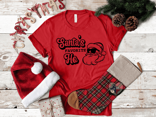 Santa's Favorite Ho - Texas Transfers and Designs