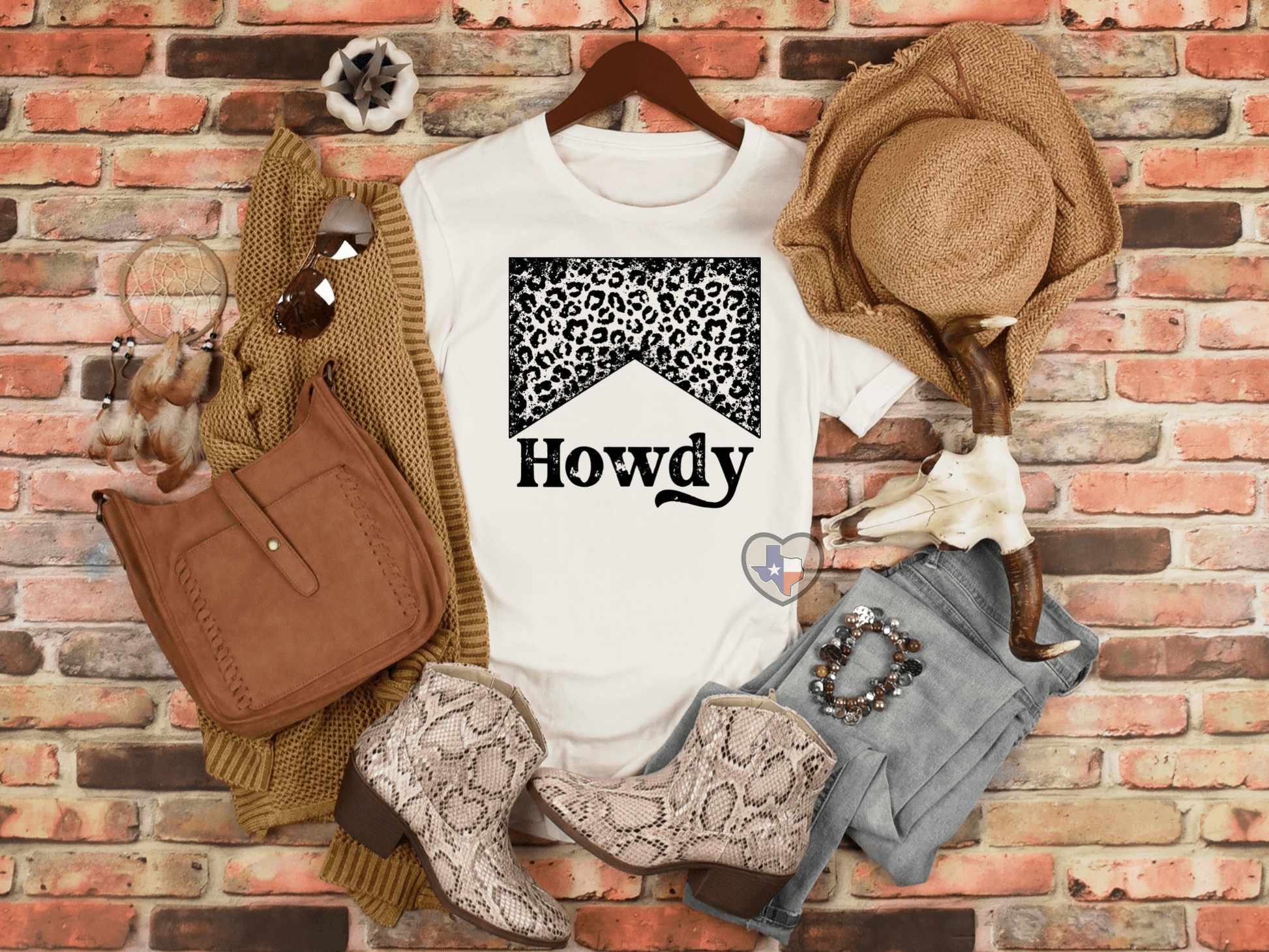 Howdy Leopard - Texas Transfers and Designs