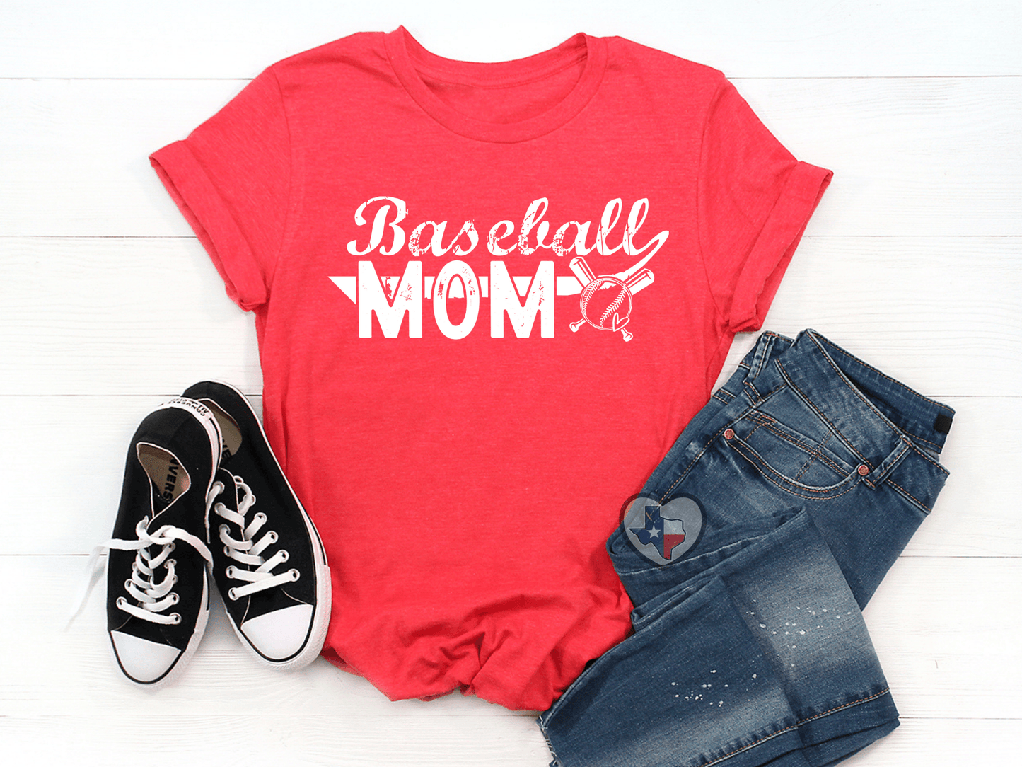 Baseball Mom *EXCLUSIVE* - Texas Transfers and Designs