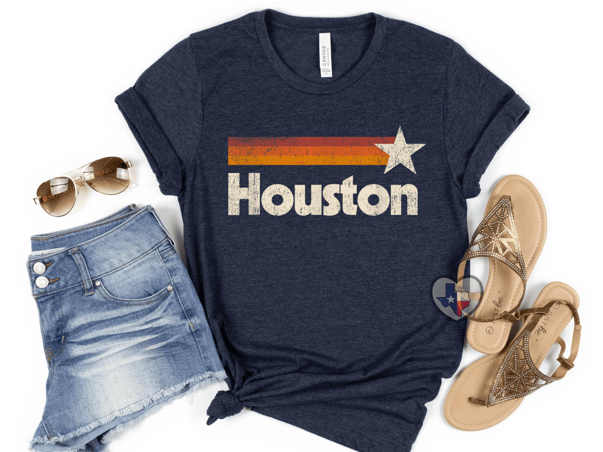 Houston Retro Astros HIGH HEAT - Texas Transfers and Designs