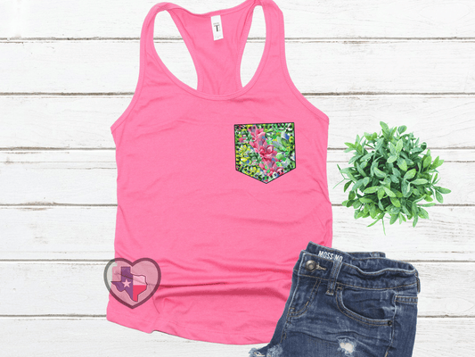 Succulent Pocket Design HIGH HEAT - Texas Transfers and Designs