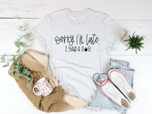 I Saw A Dog - Texas Transfers and Designs