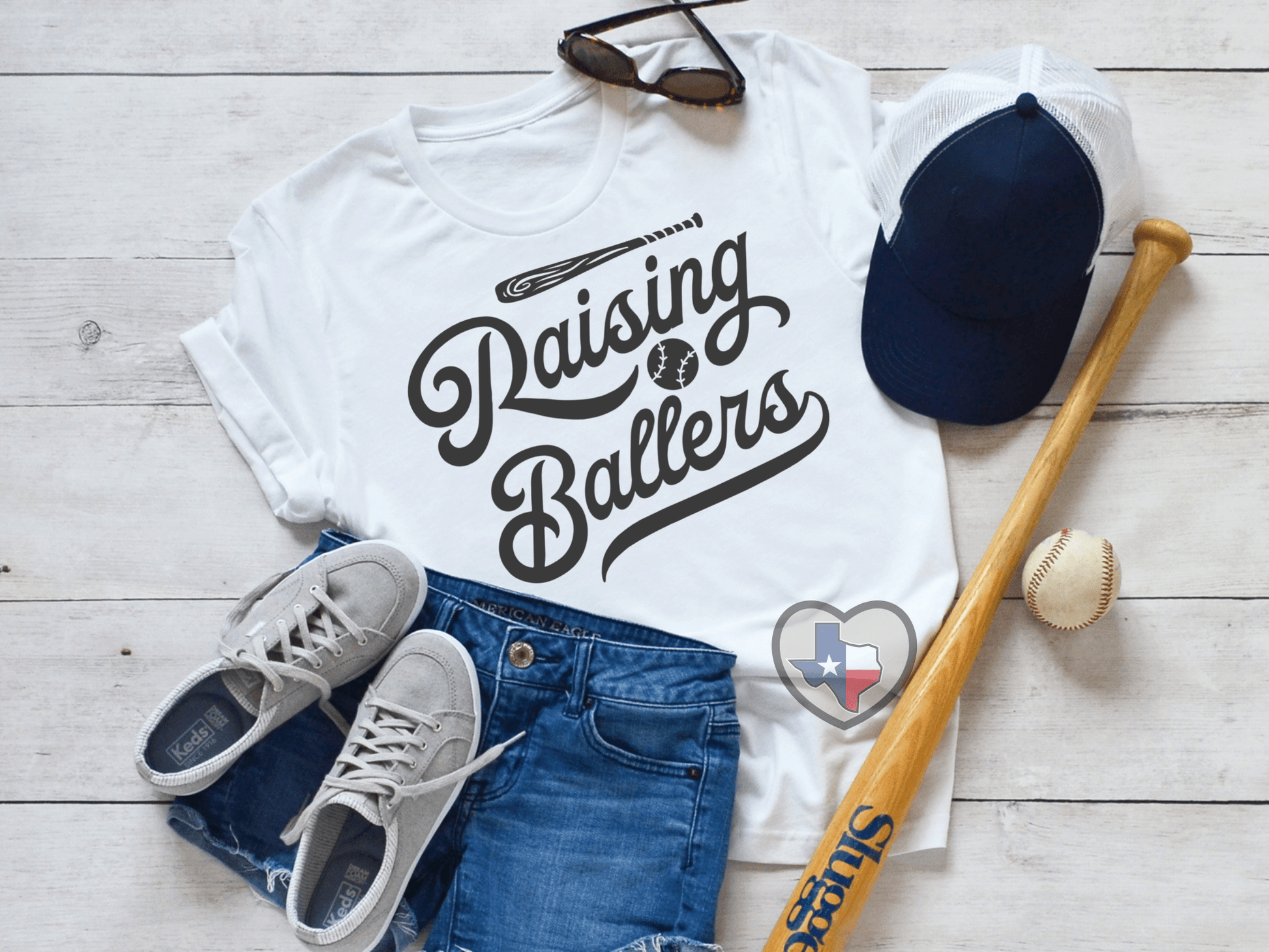Raisin' Ballers (GREY) - Texas Transfers and Designs