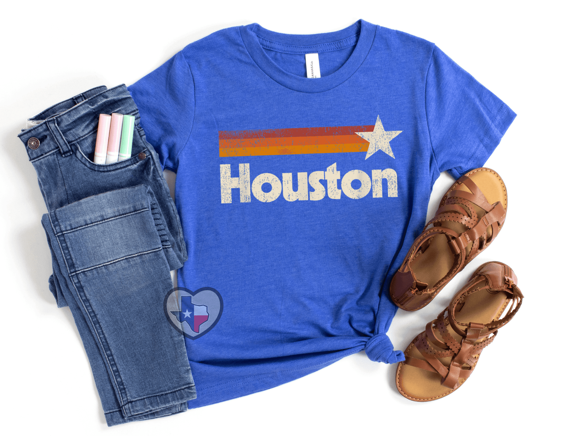 Retro Houston YOUTH - Texas Transfers and Designs