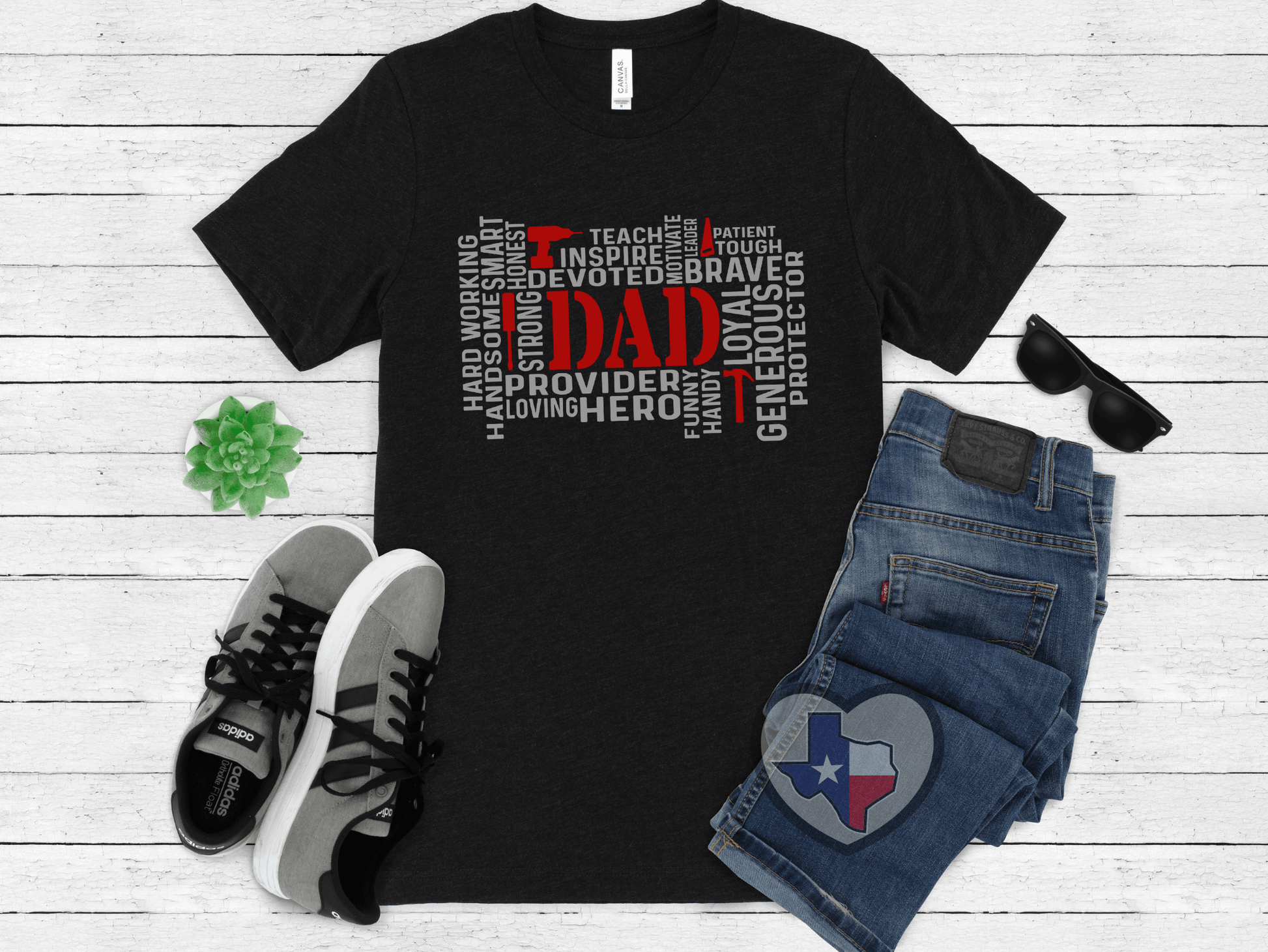Dad Subway Word Art - Texas Transfers and Designs