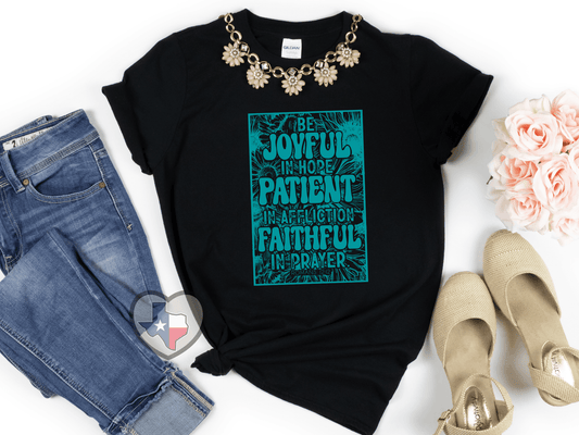 Be Joyful In Hope (TEAL) *EXCLUSIVE* - Texas Transfers and Designs