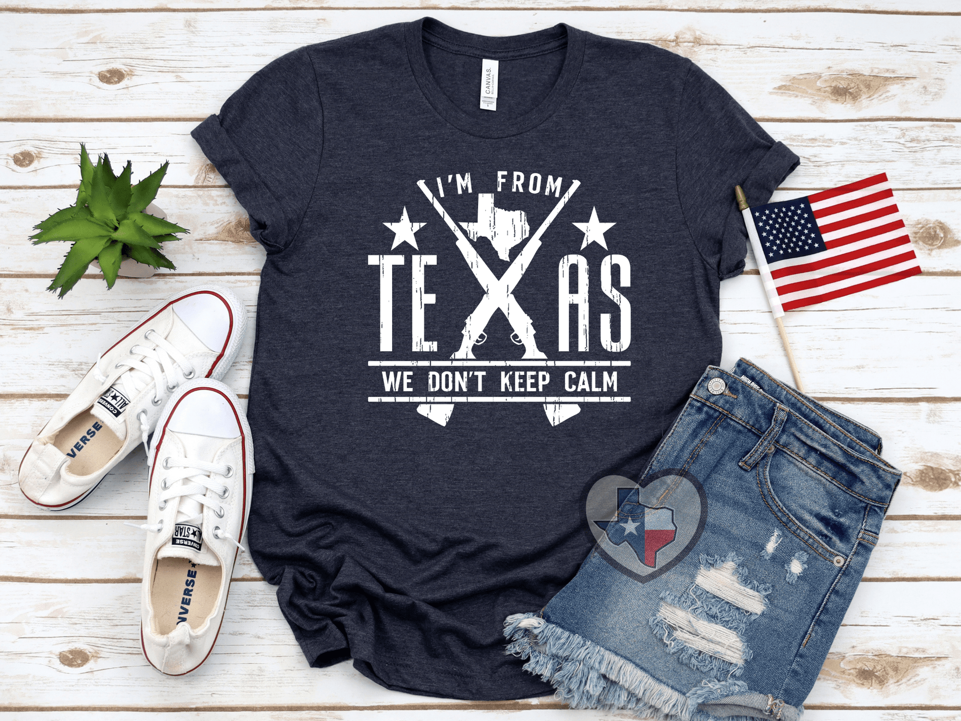 We Don't Keep Calm - Texas Transfers and Designs