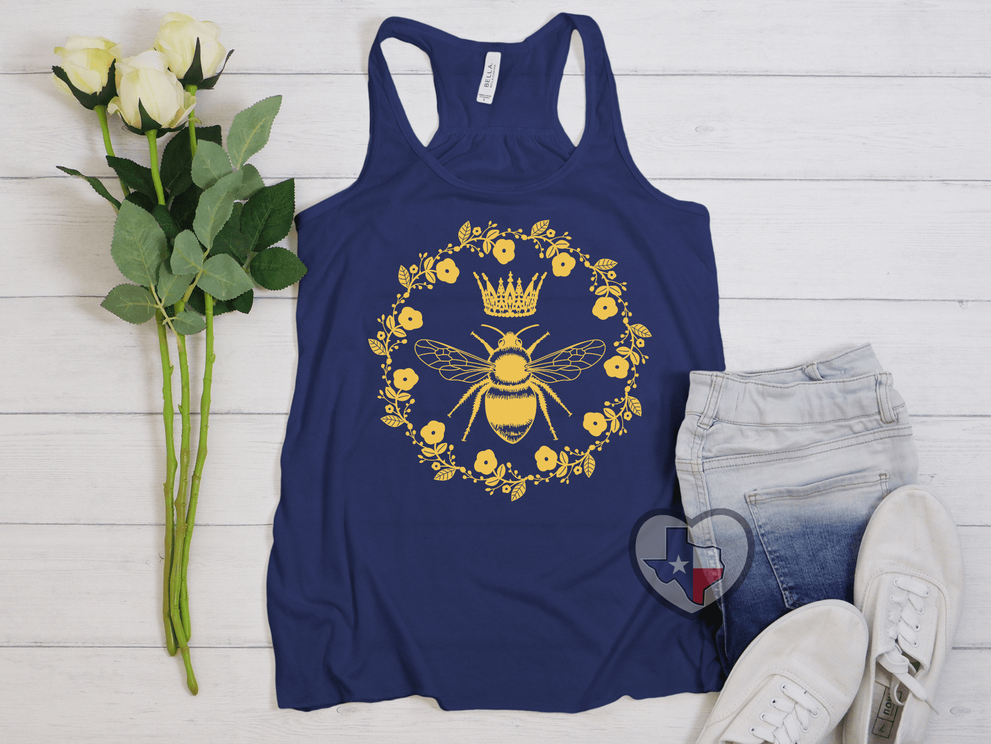 Queen Bee (Yellow Gold) - Texas Transfers and Designs
