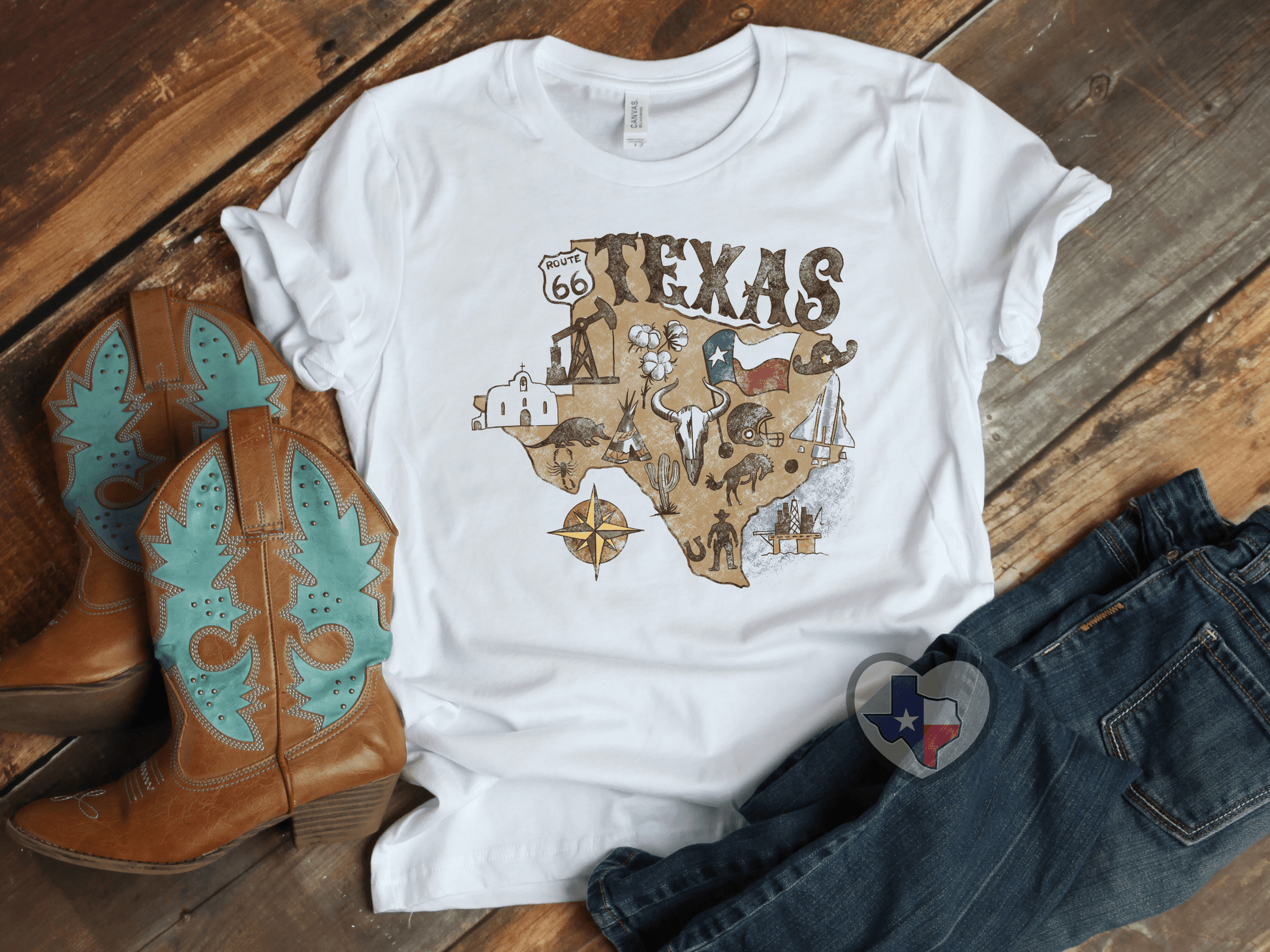 PRE-ORDER Arriving 6/17 Texas Vintage Art HIGH HEAT - Texas Transfers and Designs