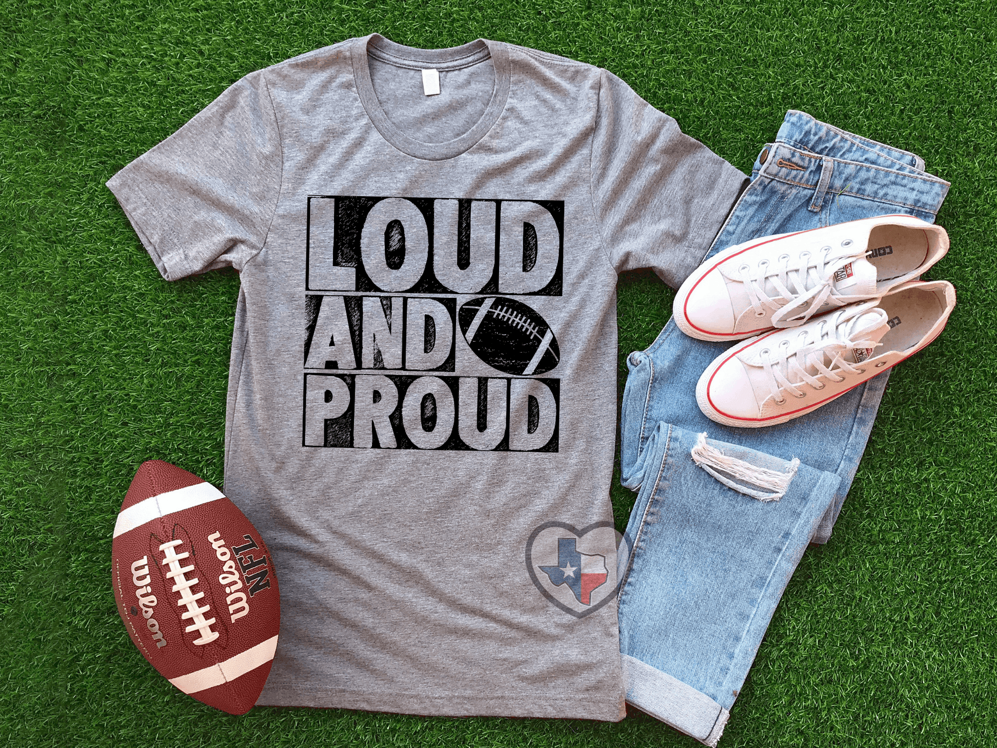 Loud and Proud Football - Texas Transfers and Designs