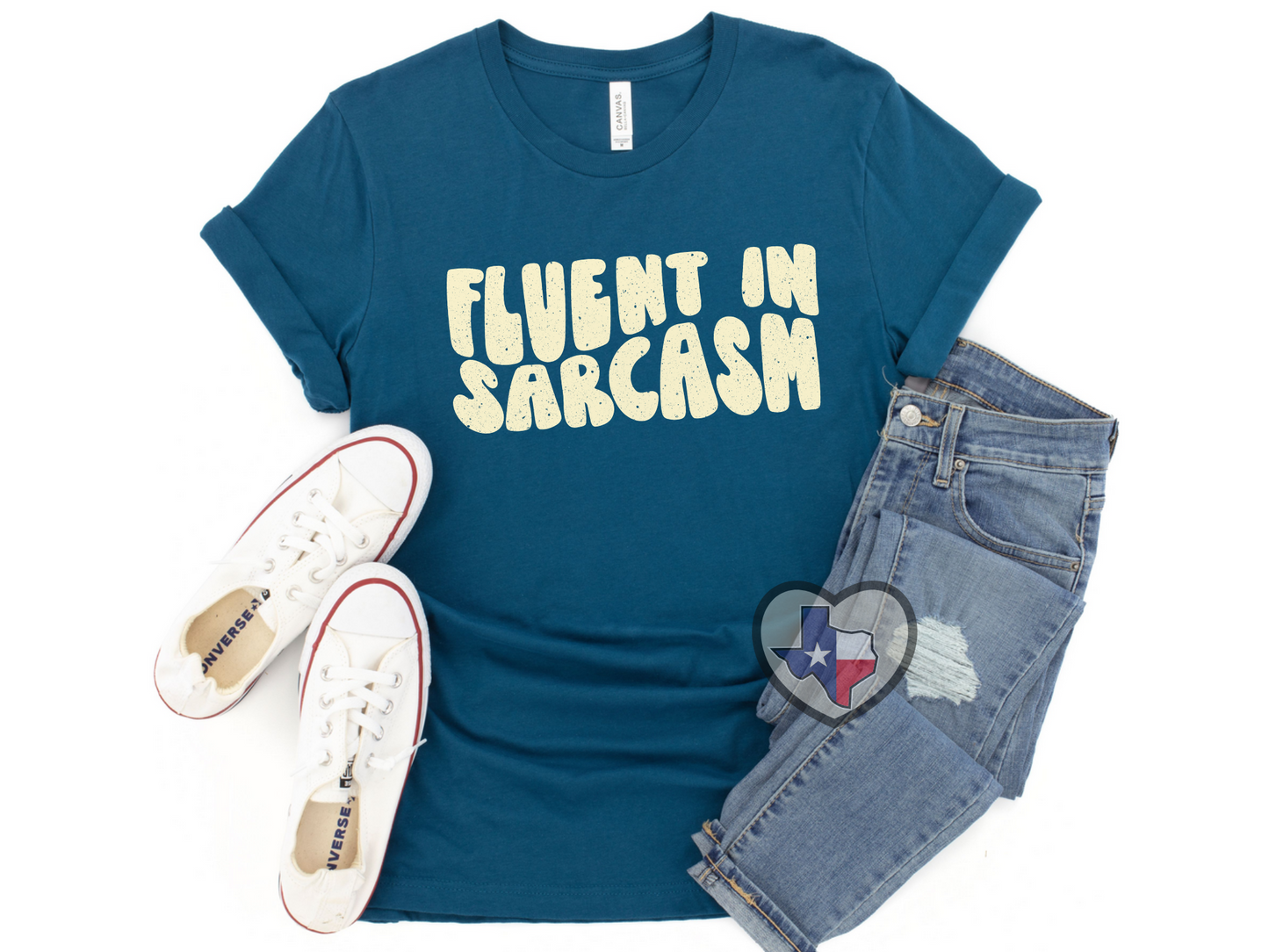 Fluent In Sarcasm *EXCLUSIVE* (Cream)