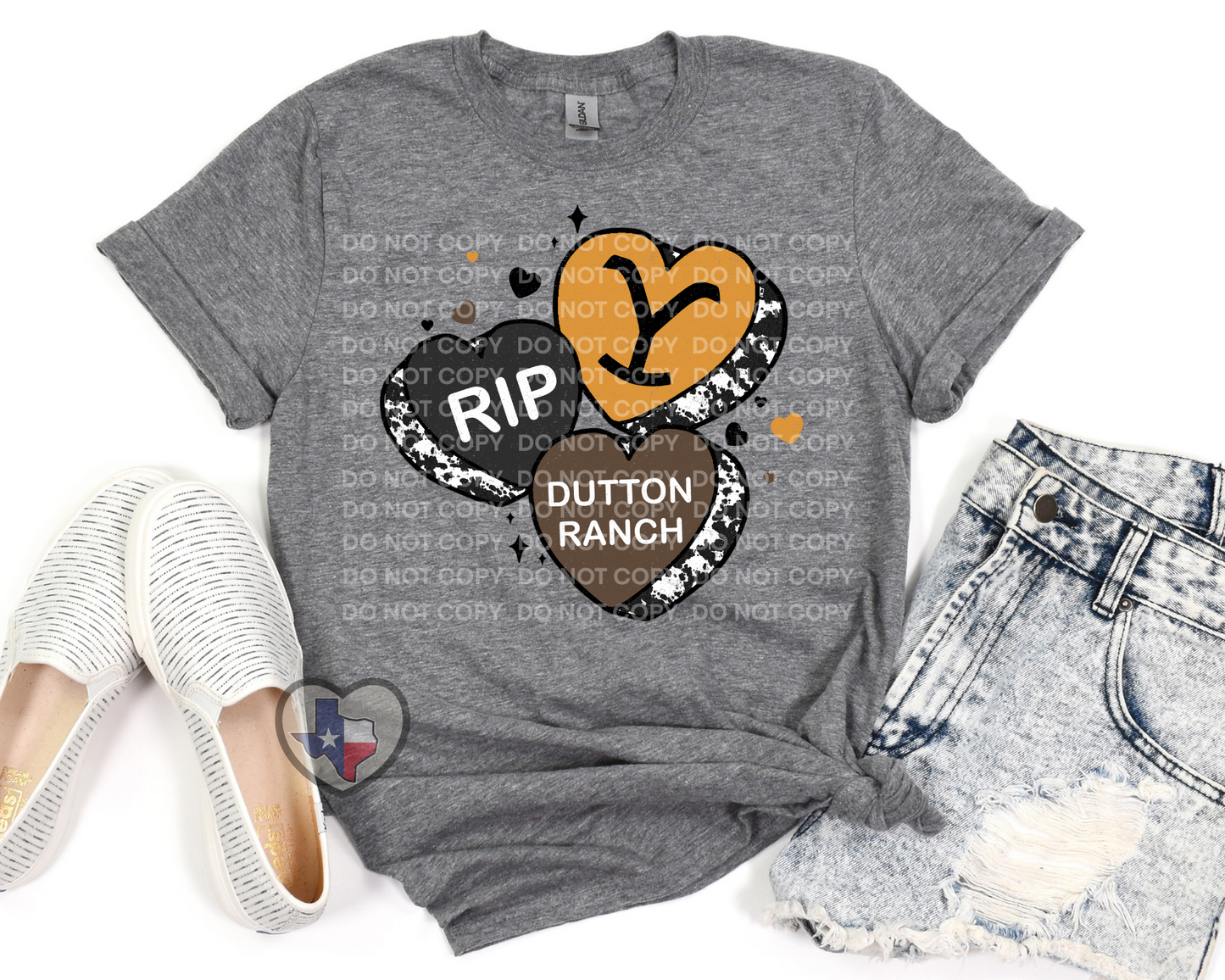 Rip Conversation Hearts DTF - Texas Transfers and Designs