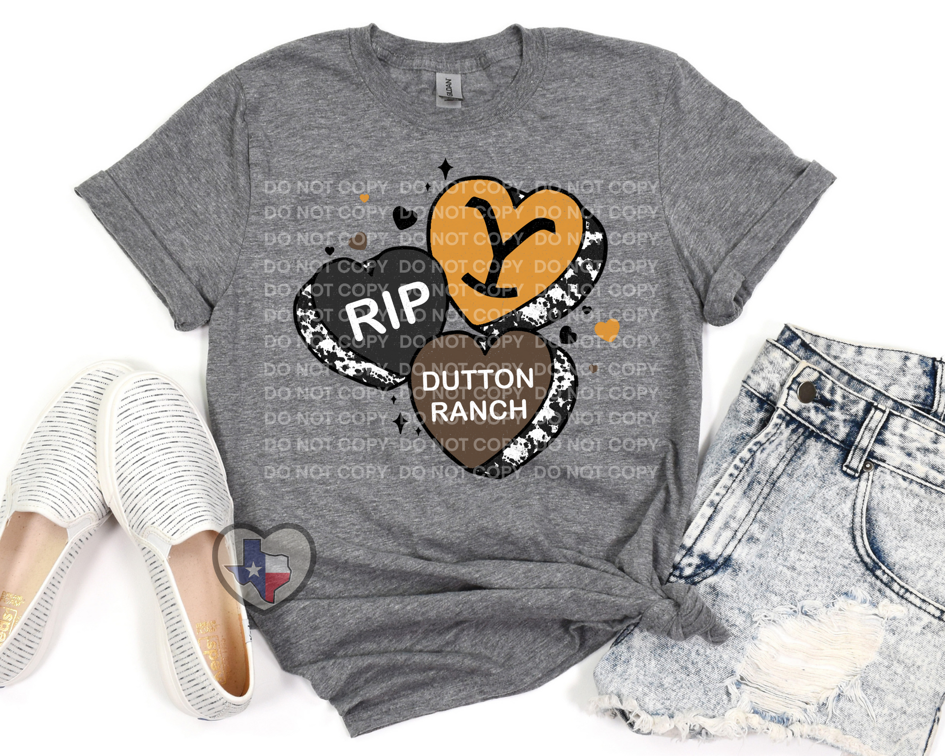 Rip Conversation Hearts DTF - Texas Transfers and Designs