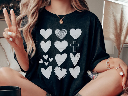 Heart Cross Collage