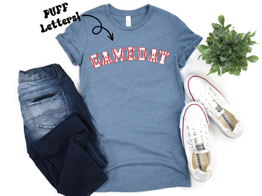 Game Day Baseball PUFF - Texas Transfers and Designs