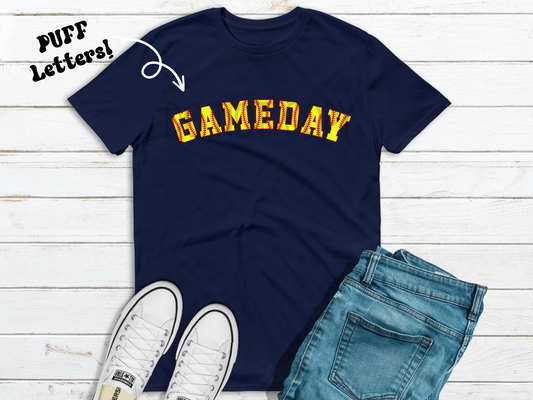 Game Day Softball PUFF - Texas Transfers and Designs