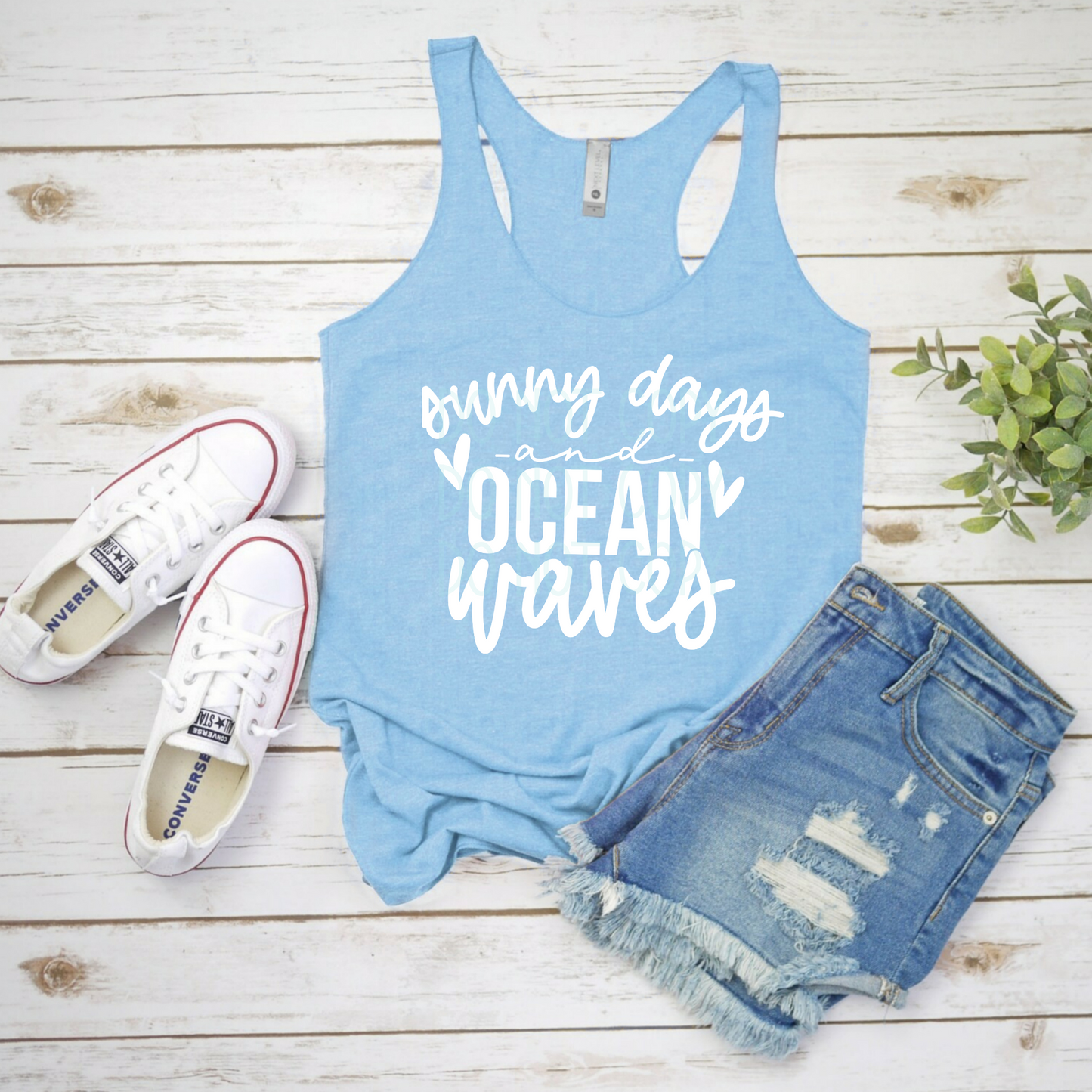 PRE-ORDER Arriving 4/21 Sunny Days Ocean Waves - Texas Transfers and Designs