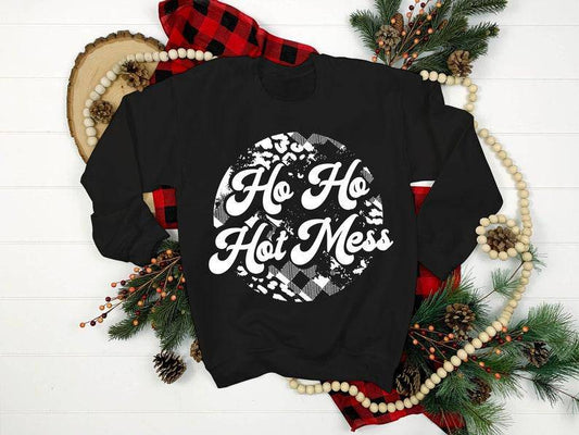 Ho Ho Hot Mess - Texas Transfers and Designs