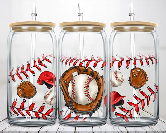 Baseball UV Cup Wrap DTF - Texas Transfers and Designs